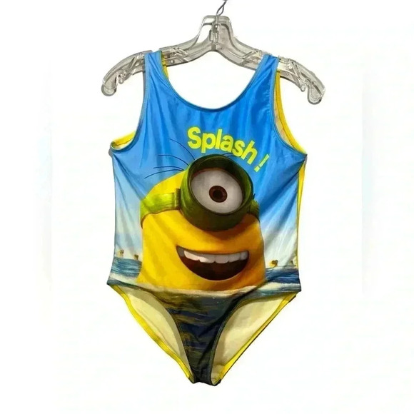 NWOT, Minions Illumination Entertainment, Swimsuit, XL, Yellow &Blue ☀️ - Picture 2 of 10